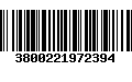 Código de Barras 3800221972394