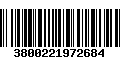 Código de Barras 3800221972684