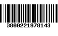 Código de Barras 3800221978143