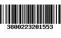 Código de Barras 3800223201553