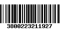 Código de Barras 3800223211927