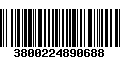 Código de Barras 3800224890688