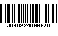 Código de Barras 3800224890978