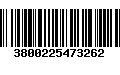 Código de Barras 3800225473262