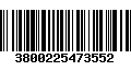 Código de Barras 3800225473552