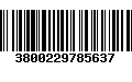 Código de Barras 3800229785637