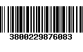 Código de Barras 3800229876083