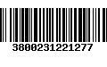 Código de Barras 3800231221277