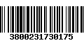 Código de Barras 3800231730175