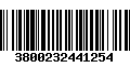 Código de Barras 3800232441254