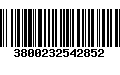 Código de Barras 3800232542852