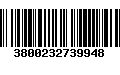 Código de Barras 3800232739948