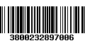 Código de Barras 3800232897006