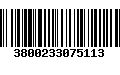 Código de Barras 3800233075113