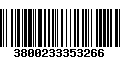 Código de Barras 3800233353266