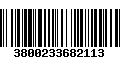 Código de Barras 3800233682113