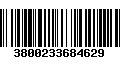 Código de Barras 3800233684629