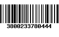 Código de Barras 3800233780444