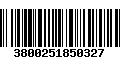 Código de Barras 3800251850327