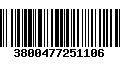 Código de Barras 3800477251106