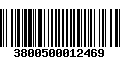 Código de Barras 3800500012469