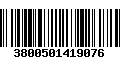 Código de Barras 3800501419076