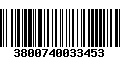 Código de Barras 3800740033453