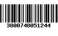 Código de Barras 3800748051244