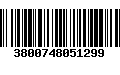 Código de Barras 3800748051299