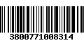 Código de Barras 3800771008314