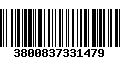 Código de Barras 3800837331479