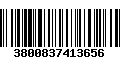 Código de Barras 3800837413656