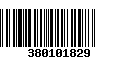 Código de Barras 380101829