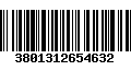 Código de Barras 3801312654632