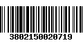 Código de Barras 3802150020719