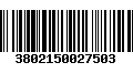 Código de Barras 3802150027503