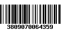 Código de Barras 3809070064359