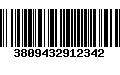 Código de Barras 3809432912342