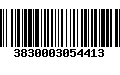 Código de Barras 3830003054413