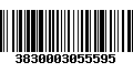 Código de Barras 3830003055595