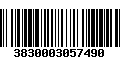 Código de Barras 3830003057490