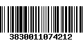 Código de Barras 3830011074212