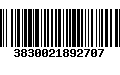 Código de Barras 3830021892707