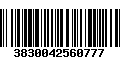 Código de Barras 3830042560777