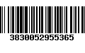 Código de Barras 3830052955365