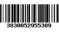 Código de Barras 3830052955389