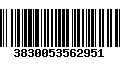 Código de Barras 3830053562951