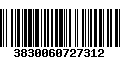 Código de Barras 3830060727312