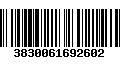 Código de Barras 3830061692602