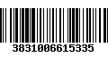 Código de Barras 3831006615335